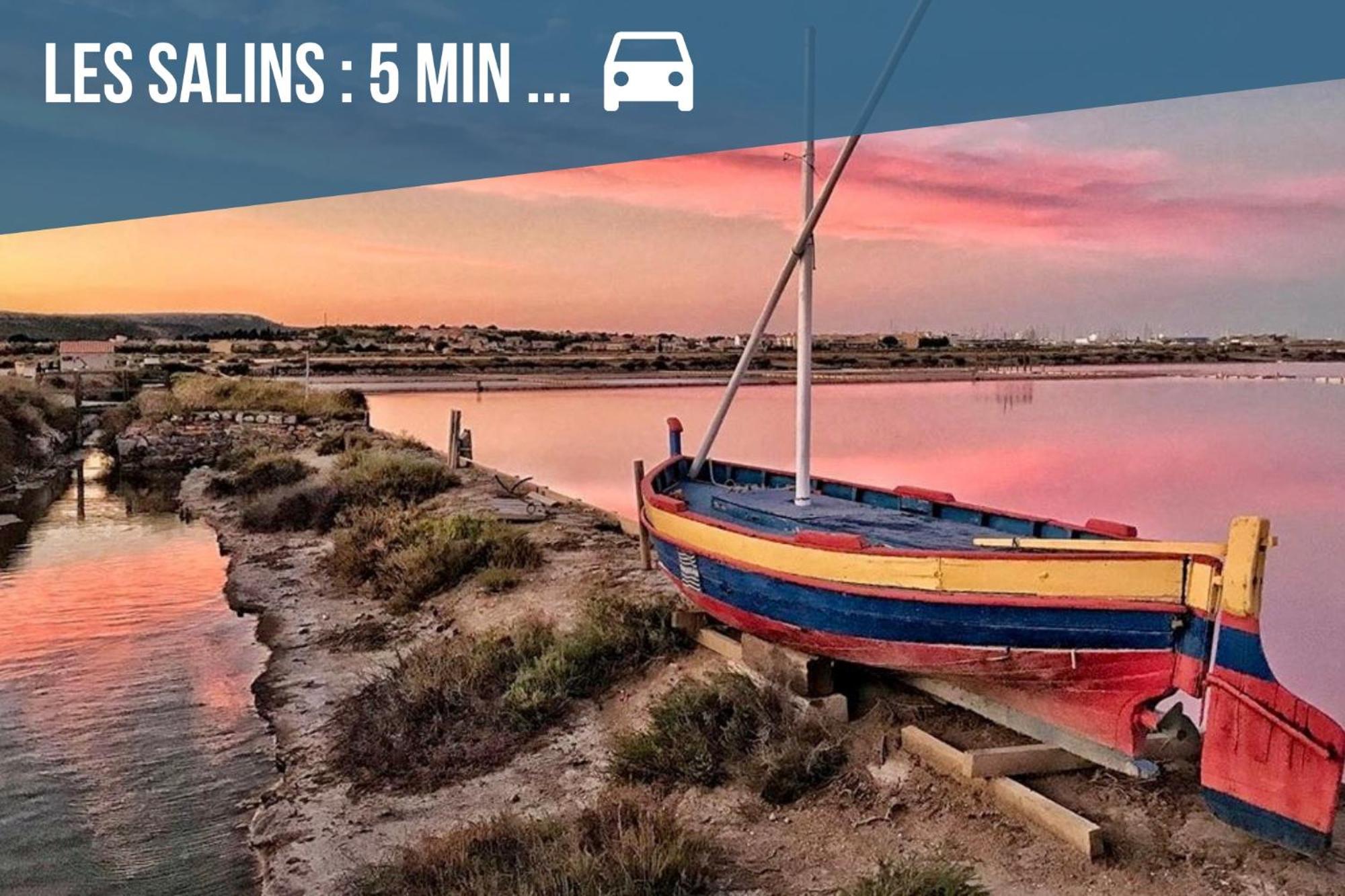 L'Eden - Vue Magnifique Sur Le Port, Les Chalets & La Mer - Gruissan Luaran gambar