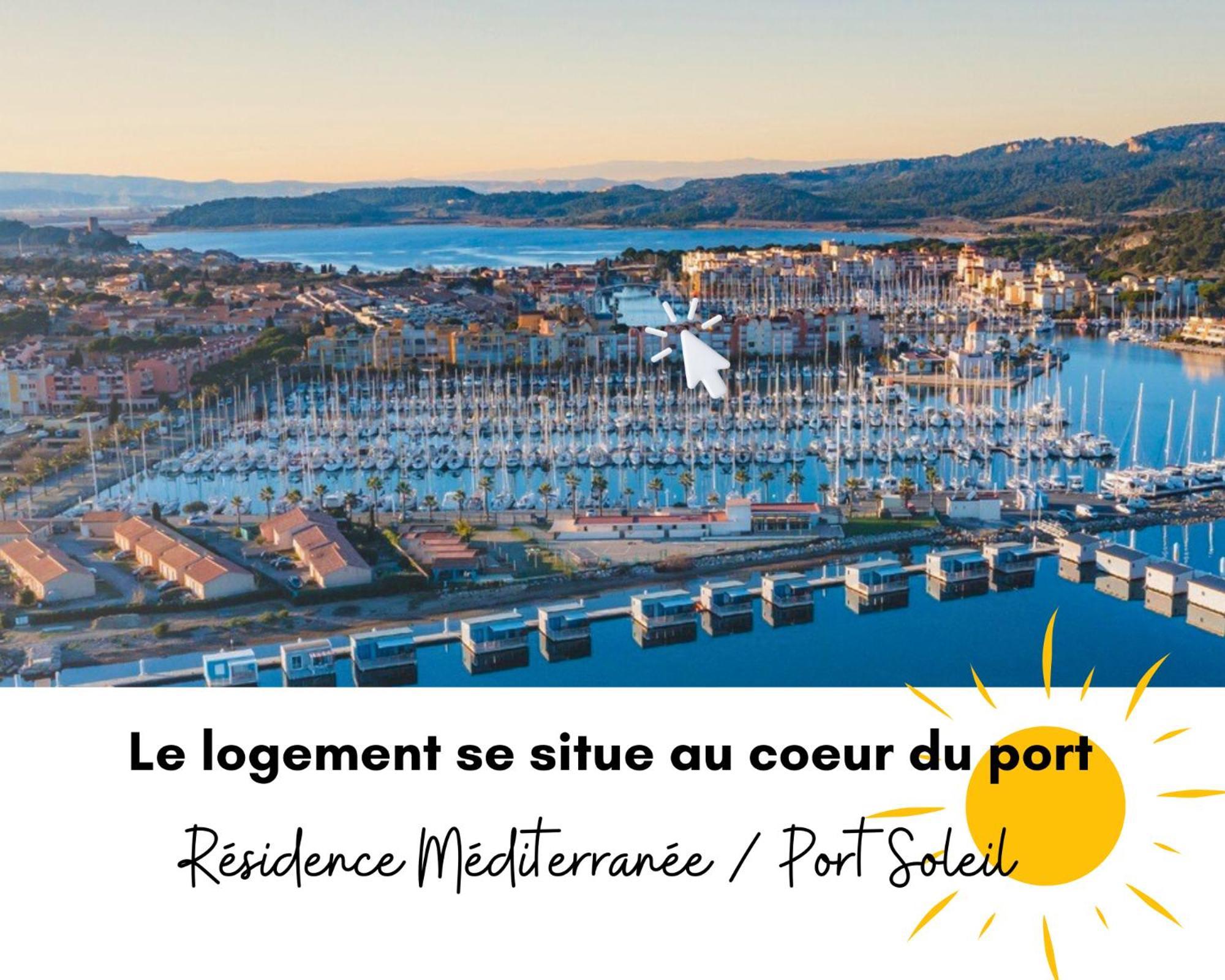 L'Eden - Vue Magnifique Sur Le Port, Les Chalets & La Mer - Gruissan Luaran gambar